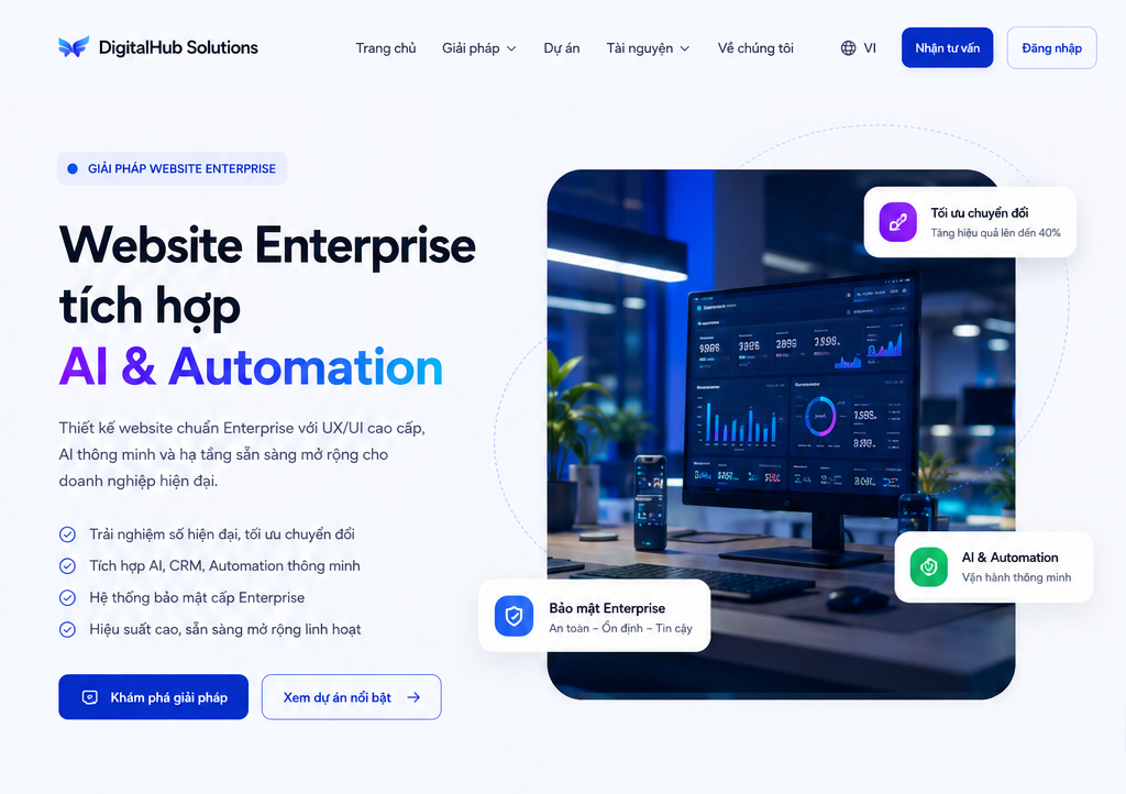 Giải pháp Website doanh nghiệp